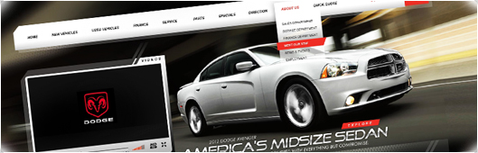 Web Site Design Example with Flash